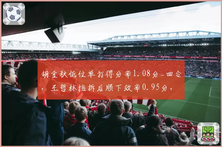 胡金秋低位单打得分率1.08分_回合，王哲林挡拆后顺下效率0.95分，内线进攻模式差异